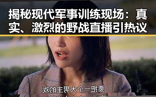 揭秘现代军事训练现场：真实、激烈的野战直播引热议